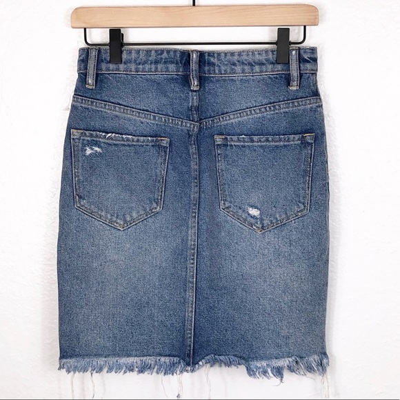 All Saints Denim Skirt - Picture 3 of 7